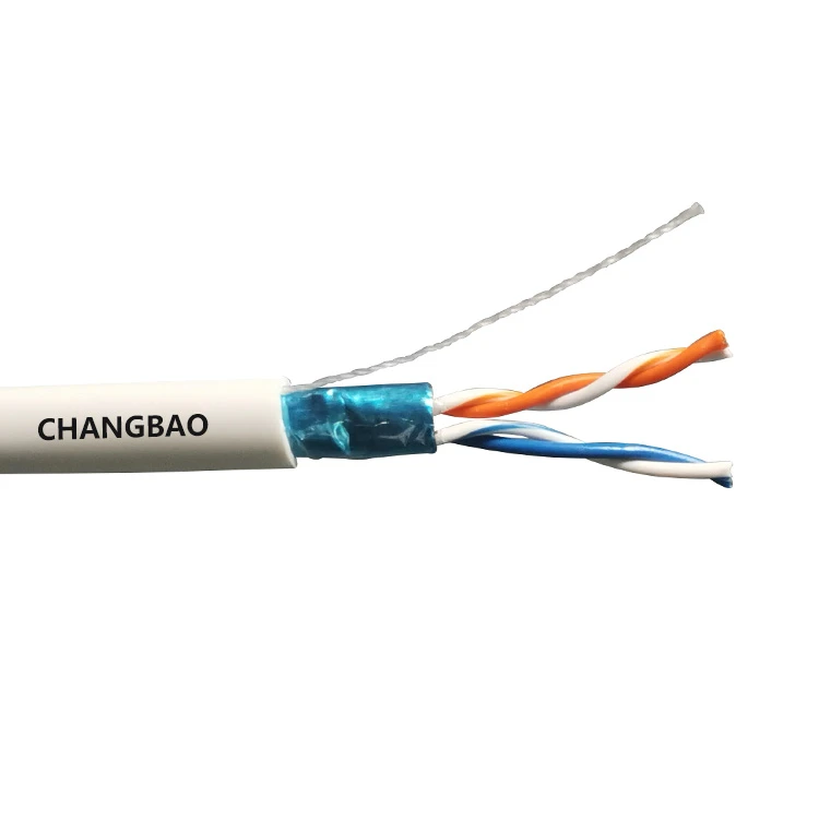 CHANGBAO Ftp Cat5e 2p 24awg Stranded or Solid Conductor Indoor Lan Network Ethernet Cables