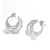 Import Charming Fashion Wedding & Party 925 Sterling Silver Star Shape Circle Zircon Stud Earrings from China