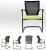Cheap Best Small Modern Amazon Comfortable Black Midback Ergonomic Computer Task Full Mesh Back Chrome Sled Base Office Meeting Guest Chair