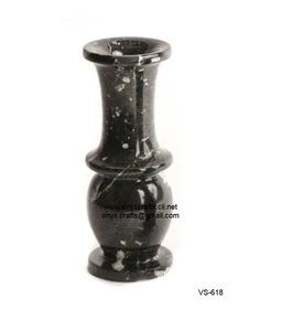 Cheap Black Zebra Marble Flower Vase