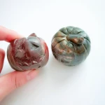 Cheap Factory Price semi precious stone halloween pumpkin rhinestone semi-precious home wall decoration