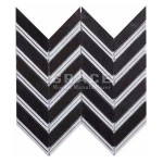 Cheap Herringbone Flooring Pattern Lava Stone Mosaic,Chevron Wall Mosaic Tile