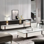 Cheap high gloss living room furniture sets mdf center coffee table