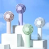 Cheap Mini Handy Fan Small Portable Handheld Rechargeable Battery Cooler Fan Large Wind Air Cooling Silent Hand Fan Table 2 in 1