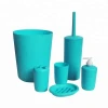 Cheap Price Colored 6PC Plastic Bathroom Products