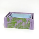 Cheap small wood crate craft with nice Logo