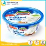 Cheese Packing in Custom Made Plastic Storage Boxes, Rectangular Plastic Bucket with Lid for Butter