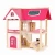 Children Play House Tool Princess Pink Villa Wooden DIY Puzzle Assembly House Wooden Furniture Toys
