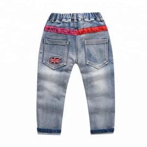 Childrens Clothing High Quality Baby Jeans 2018 Spring Autumn Pants Kids Elastic Waist Boys and Girls 4-11 Years Boy Trousers