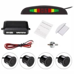China factory digital 4 sensor parking aid/Colorful Car Reverse parking sensor / LCD parking sensor system