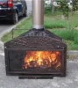 China factory direct selling cast iron wood fireplace 28KW