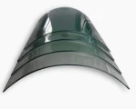 China leads suppliecurved tempered glass for Fence or Railing  curved glass for curtain wall shower room/stairs/elevators