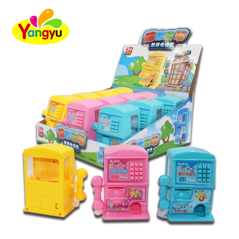 China Plastic Kids Toy Music Phone Toy Candy Machine