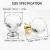Import China Sale Decorative Custom Size Colorful Crystal Cabinet Door Handle Knob Cheap Glass Knobs from China
