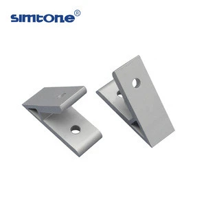 china supplier aluminium profile accessories 45 degree angle bracket