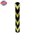 Import China Supplier Black Yellow Traffic Plastic Angle Wall Corner Guards from China