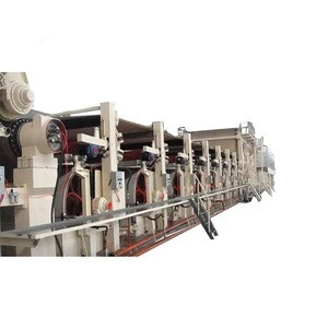 China supply small scale paper recycling plant Cardboard paper making machine waste paper recycling production line