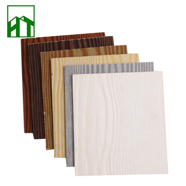 Chinese Supplier Decorative Compressed Wood Grain Fiber Cement Board