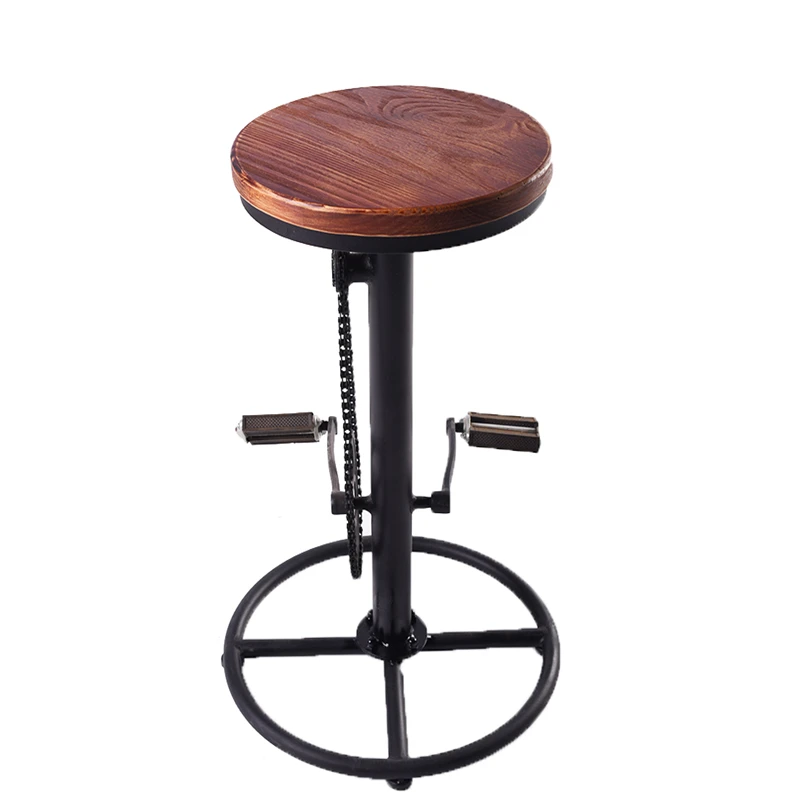 Classic style wooden bar chair industrial furniture stool bar