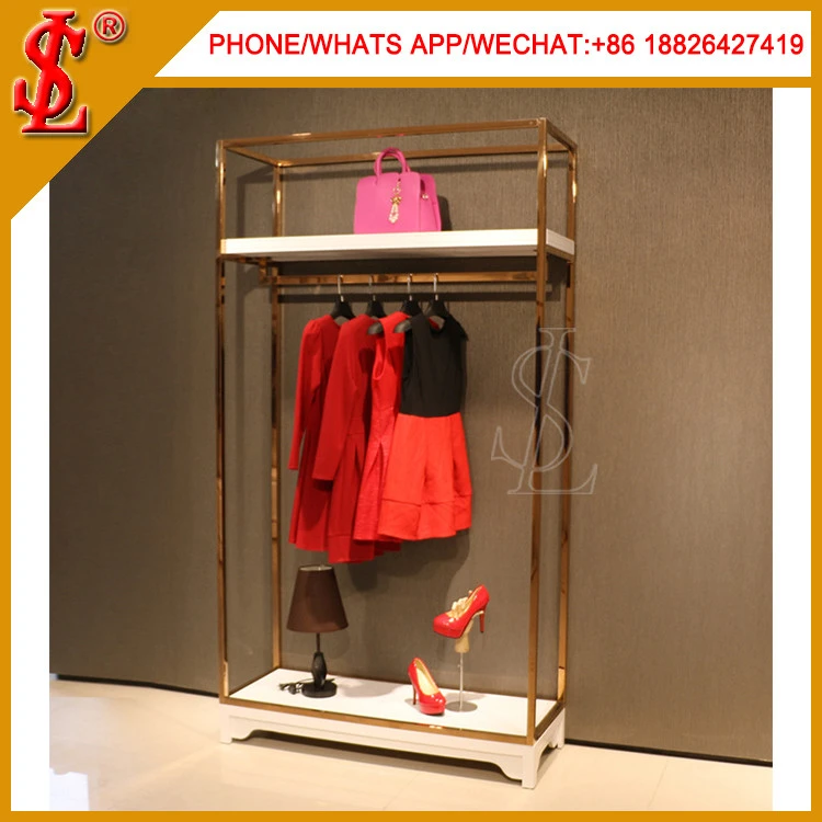 Clothing Display Funiture, Clothing Shop Equipment Guangzhou, Clothing Showroom Rack