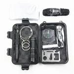 Cmart Camping & Hiking Gear,10 in 1multifunctional outdoor first aid kit equipments,emergency Survival kit