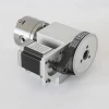 cnc dividing head (4th axis, rotary axis, A axis) for cnc router machine with 80mm 3 jaw
