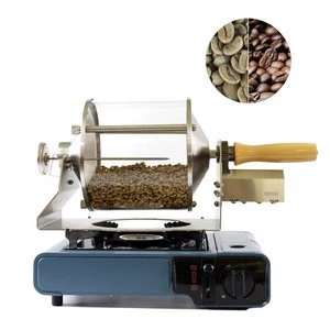 Coffee Bean Roaster 400g Gas Coffee Roasting Machine Using in Home Kitchen or Cafe