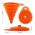 Import Collapsible Silicone Funnel Kitchen Food Grade FDA Approved Silicone Folding Funnel for Cooking, Water Bottle, Liquids and Power from China