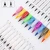 Import Color Dual Tip Brush Marker Pen set Art Watercolor Fineliner Drawing Painting Stationery Effect Best for Coloring Manga Comic from China
