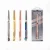 Import Colorful Stainless Steel Nail Art Pincher Cuticle Pusher False Nail Shaping Tweezers Multi-Function Manicure Tools from China