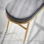 Import Comfortable Modern Luxury Dining Room Furniture Fabric Velvet Dining with gold metal iron leg Hotel Salon Wedding Chairs Bench from South Korea