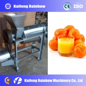 Commercial CE approved spiral screw type apple pineapple ginger fruit squeeze juice extractor machine
