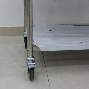 Commercial Restaurant Equipment Stainless Steel Hotel Three Tiers Hotel Cart Food Trolley