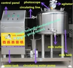 Commercial stainless steel 100L 150L milk pasteurizer for sale, pasteurization of milk machine, fresh milk pasteurizer