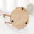 Import competitive price custom natural bamboo wooden free standing roll holder stand kitchen towel roll paper holder for kitchen from China