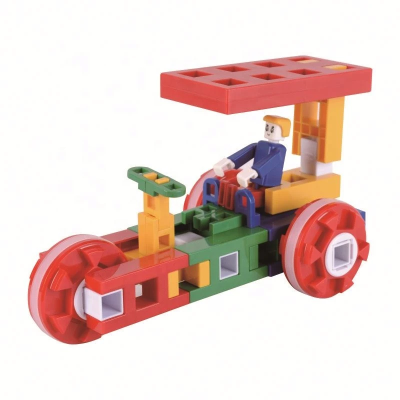 Construction education plastic abs material multifunctional toys for boys