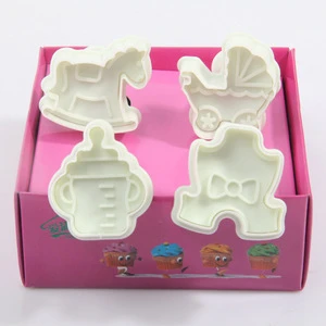 Cookie Tool Type Set Christmas Silicone elk plastic Cookie Cutter set/ Cute Silicone edged animal Cookie Cutter -FlowerStarHeart