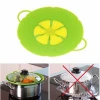 Cooking Tools Flower Petal Boil Spill Stopper Silicone Pot Lid Cover for cookware parts