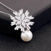 Costume Jewelry Sterling Silver Jewelry Snowflake Pendants Custom Necklace