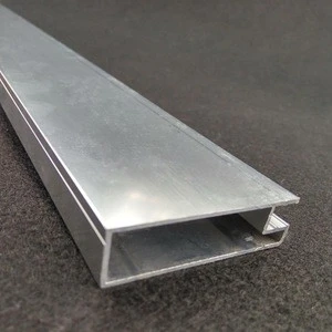 Creative aluminum alloy profile sliding glass shower door