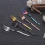 Import Creative stainless steel dessert rose shape spoon and fork coffee soup mixing spoon from China