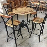 Cross Back Bar Chair
