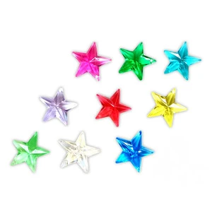 Crystal Gems Stars - Acrylic Random Colors Treasure Gemstones for Table Scatter - Vase Fillers - Arts &amp; Crafts - Party Favors