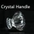 Import crystal handle knobs china furniture hardware supplier cabinet pulls from China