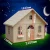 Import Custom Collins Wooden Playhouse With Slide Inside Kids Outdoor Playhouse For Sale With House Slide from China