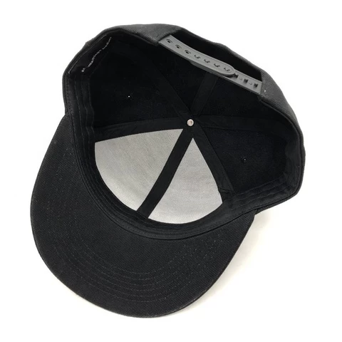 custom embroidery snapback cap black 6 panel hats custom logo snapback hats men