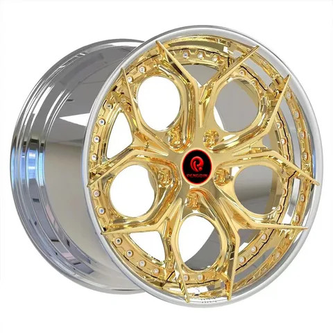 Custom Forged Wheels Alloy Forged Wheels Rim Wholesale 18 19 20 21 22 23 24 Inch Customized 2 Piece Forged Wheel