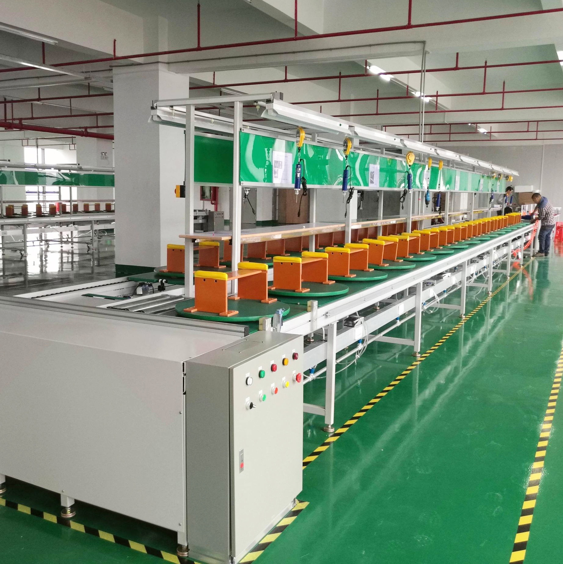 Buy Custom Free Flow Chain Assembly Line Production Double Speed Chain ...