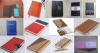 Custom leather cover Spiral Notebook with CD case