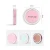 Import Custom Logo Portable Round Mini Rechargeable LED Magnifying Vanity Makeup Mirror For Travel from China